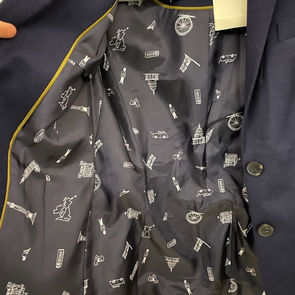 Boden navy blazer size 4 - Picture 3 of 5